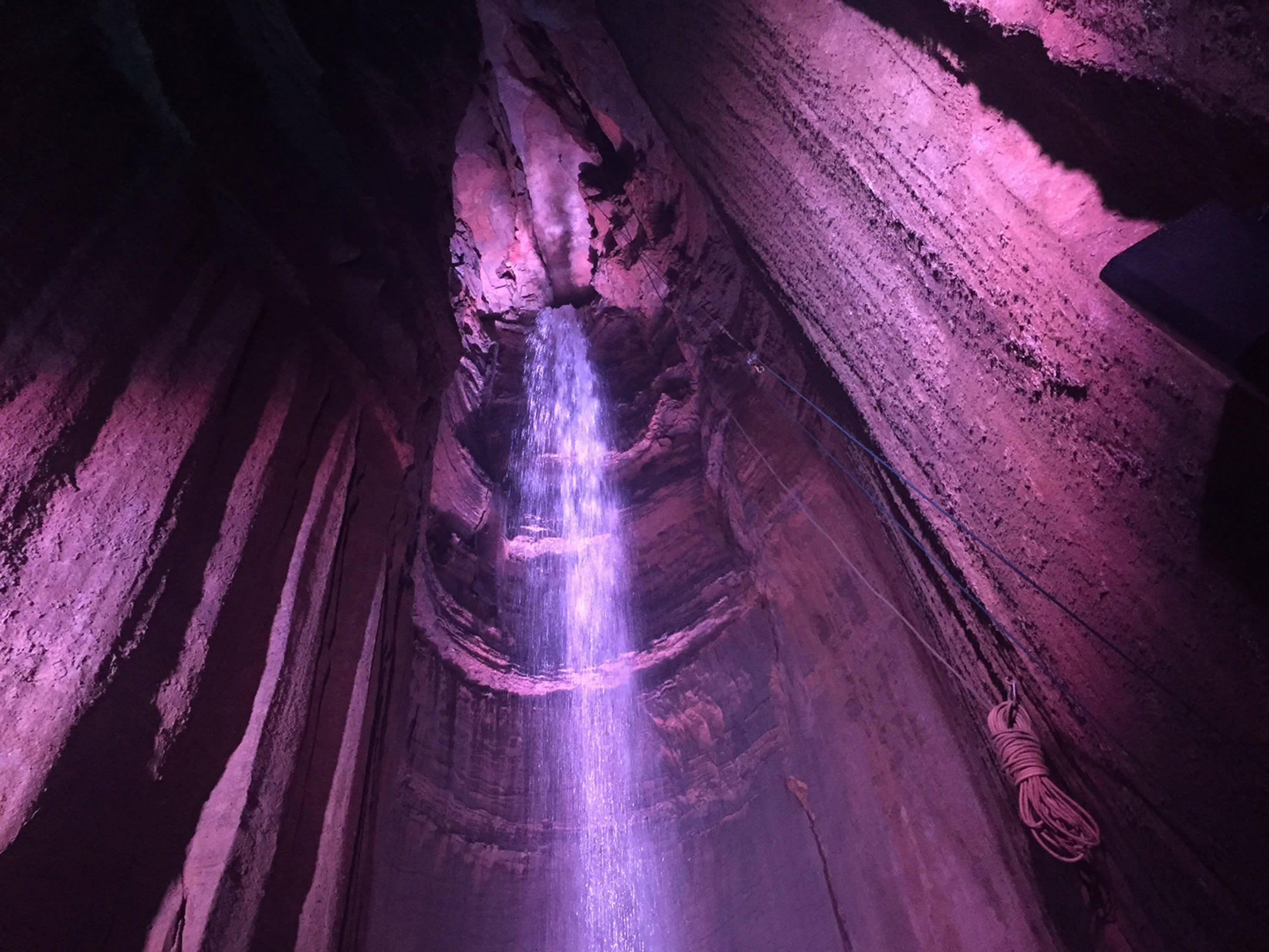 Exploring Ruby Falls, one of America's most thrilling caves